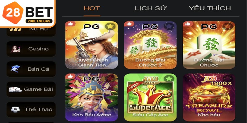 Sự đa dạng trong các sản phẩm cá cược khi đến với 28BET