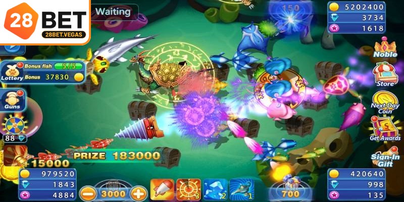 Chơi bắn cá, nhận thưởng mọi lúc mọi nơi là ưu điểm vượt trội