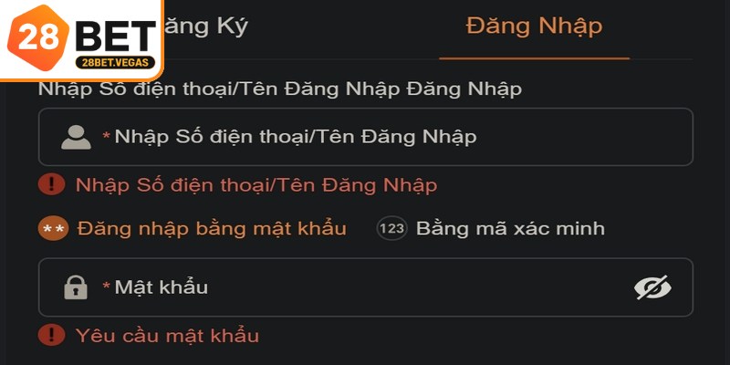 Lưu ý quan trọng cần nhớ trong quá trình đăng ký 28BET