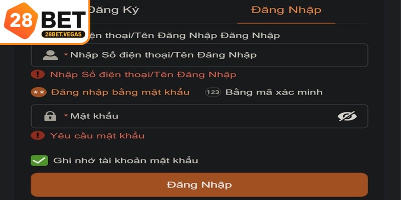 Hướng dẫn cách đăng nhập 28BET chi tiết, nhanh chóng