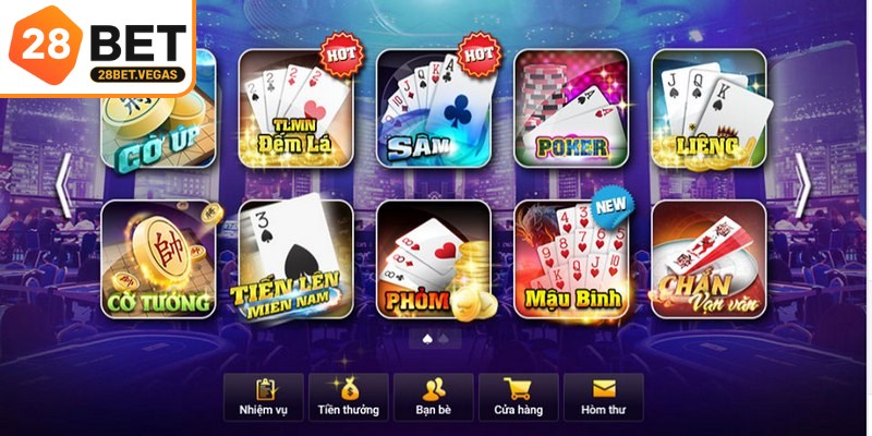 Game bài ăn tiền đứng đầu danh sách các loại hình giải trí online